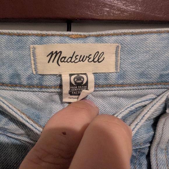 Madewell Classic Blue Denim Jeans - Picture 3 of 6